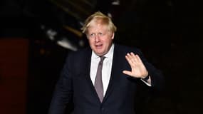 Boris Johnson arrive à la conférence nationale du parti conservateur à Manchester, samedi 2 octobre.