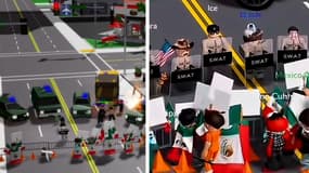 Des manifestations contre l'ICE dans le jeu Roblox