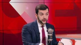 Le député Rassemblement national (RN) de la Somme, Jean-Philippe Tanguy, le lundi 23 décembre 2024 dans le "Face à face" de BFMTV-RMC