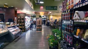Un supermarché new-yorkais de la chaîne Whole Foods, détenue par Amazon. 