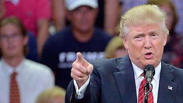 Donald Trump lors d'un meeting, le 9 août 2016 à Wilmington, en Caroline du Nord.
