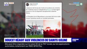 Doucet réagit aux violences de Sainte-Soline