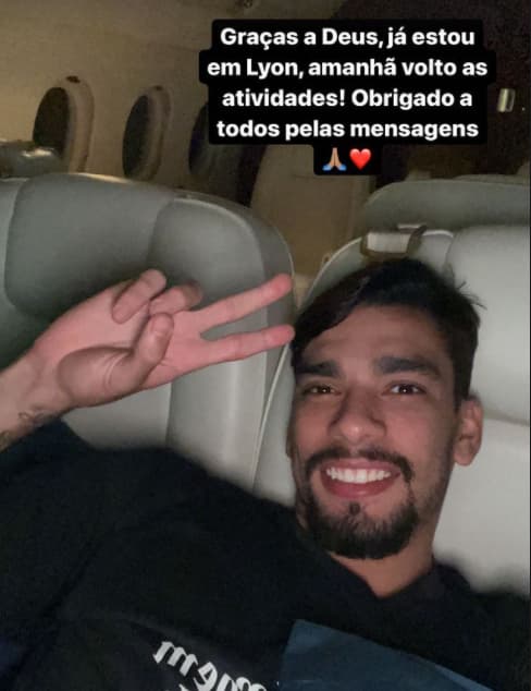Lucas Paqueta est revenu à Lyon. Lucas Paqueta est revenu à Lyon.