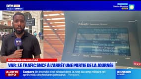 Var: le trafic SNCF à l'arrêt une partie de la journée en raison d'orages intenses