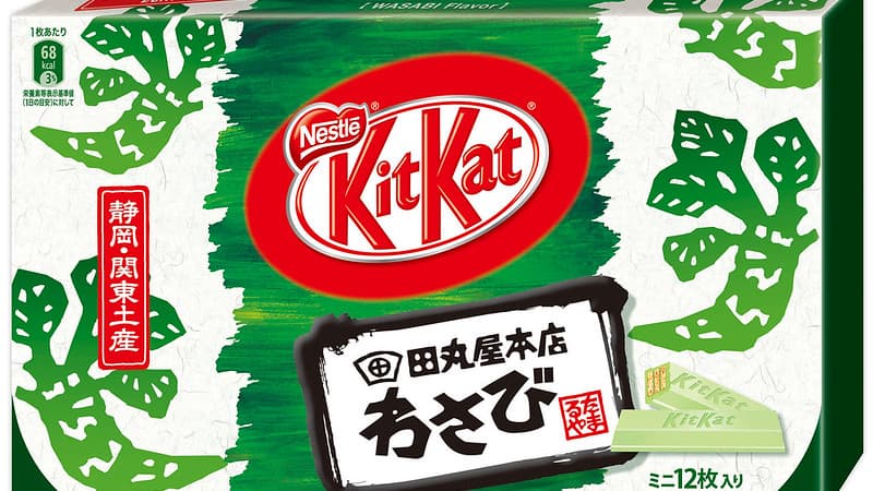 Une version du Kitkat au wasabi