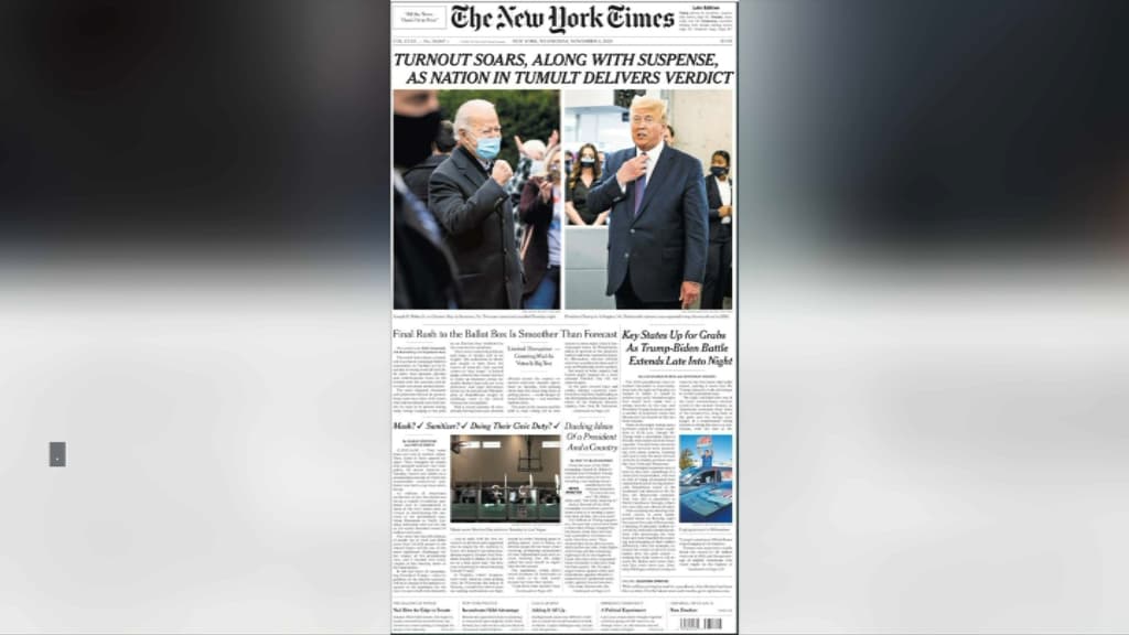 La Une du New York Times La Une du New York Times