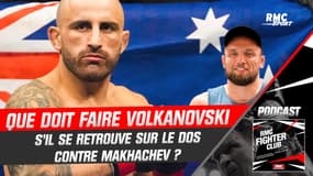 UFC : ce que peut faire Volkanovski s'il se retrouve sur le dos face à Makhachev (RMC Fighter Club avec C. Jones) 
