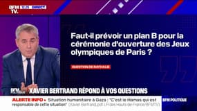 Xavier Bertrand: " Je pense qu'il est important d'avoir un plan B" concernant la sécurité des Jeux olympiques