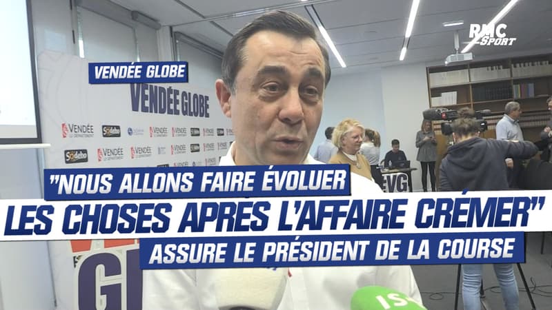Vendée Globe : Nous allons faire évoluer les choses après l'affaire Crémer, assure le président de la course