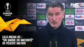 Lille - Milan AC : "On gagne en maturité" se félicite Galtier