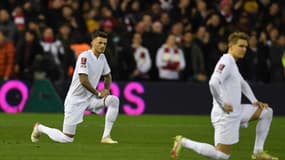 Ben White et Martin Odegaard contre Nottingham Forest en FA Cup, le 9 janvier 2022.