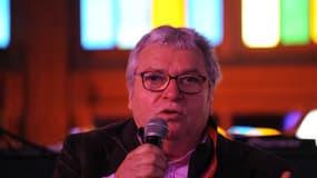 Daniel Colling,  fondateur du Printemps de Bourges, lors de la 39e édition du festival le 29 avril 2015 à Bourges.