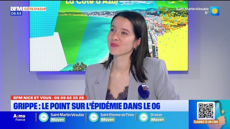 BFM Nice et Vous avec Margaux Sansano - Grippe, le point sur l’épidémie dans le 06 
