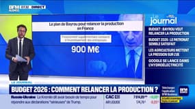 Budget 2026 : comment relancer la production ?