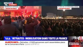 Bordeaux: le cortège de plusieurs centaines de manifestants arrive devant la gare