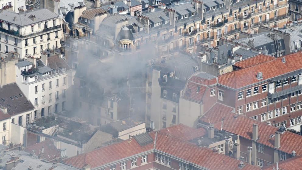 Explosion due au gaz dans le 6e arrondissement, rue de Bérite