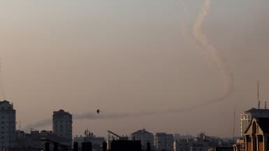 Des tirs de roquette au dessus d'Israël, le 2 mai 2023