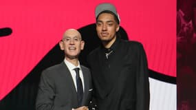Le Français Noa Essengue, sélectionné en 12e position de la draft NBA - le 26/05/2025