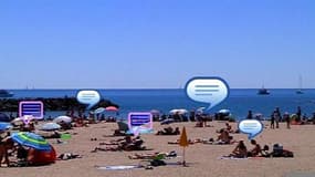 Vacances : les applications mobiles facilitent la drague sur la plage