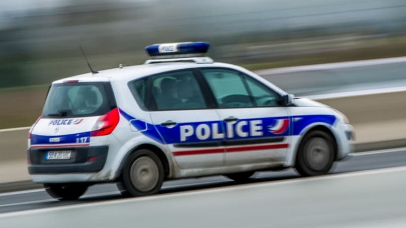 Véhicule de police (illustration)