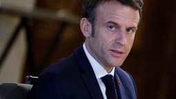 Emmanuel Macron, le 21 décembre 2022