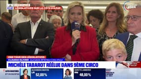 Législatives 2024: Michèle Tabarot (LR) réélue députée de la 9e circonscription des Alpes-Maritimes