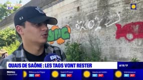 Quais de Saône: les tags vont rester