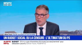 Budget: "Si on arrive à trouver entre 15 et 20 milliards d'euros de recettes supplémentaires, nous avons là les moyens de corriger la copie" du gouvernement, affirme Olivier Faure (PS)