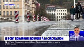 Lyon: fermé pour travaux, le pont Bonaparte a rouvert à la circulation
