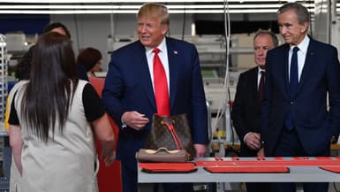 Donald Trump et Bernard Arnault, Texas 2019