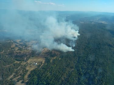 Un incendie dans le Jura a détruit au moins 1050 hectares, le 12 août 2022.