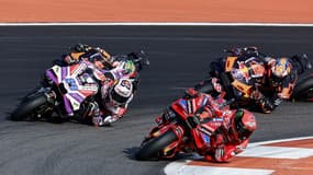 Francesco Bagnaia, le 26 novembre 2023, sur le circuit de Valence