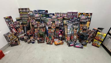 Plusieurs kilos d'artifices ont été saisis à la frontière franco-allemande.