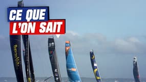 Des bateaux au départ du Vendée Globe 2020