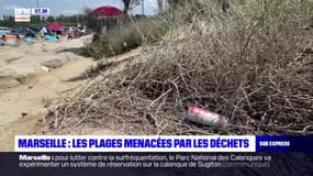 Marseille: les plages menacées par les déchets