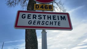 La commune de Gerstheim (Bas-Rhin).