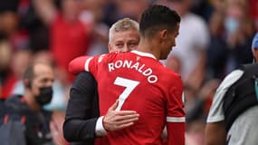 Solskjaer et Ronaldo 
