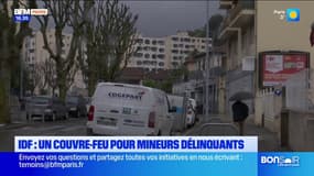 Ile-de-France: un couvre-feu pour mineurs délinquants
