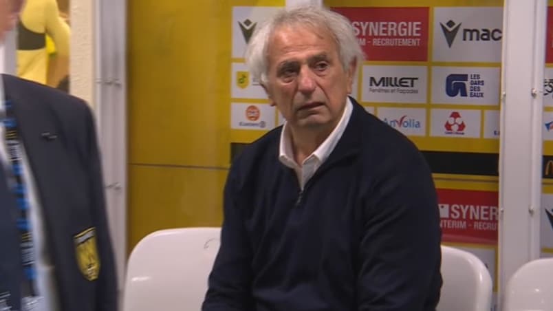 Vahid Halilhodžić dévasté par les incidents à Nantes, 17 mai 2026 Vahid Halilhodžić dévasté par les incidents à Nantes, 17 mai 2026