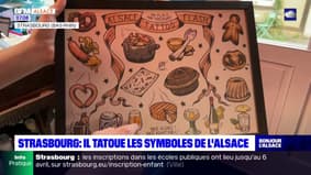 Strasbourg: il tatoue des symboles alsaciens à ses clients