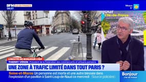 Thierry Véron, président de la Fédération des commerçants et artisans parisiens, préfère créer "des micro-quartiers" plutôt que d'avoir "une ZTL"