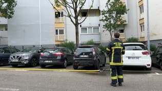 L'immeuble de Strasbourg dans lequel il incendie s'est déclaré mercredi 8 mai 2024, un homme de 70 ans a été grièvement blessé.