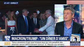 Macron/Trump: "un dîner d'amis" au restaurant Le Jules Verne (2/2)