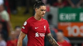Darwin Nunez avec Liverpool en Premier League, août 2022