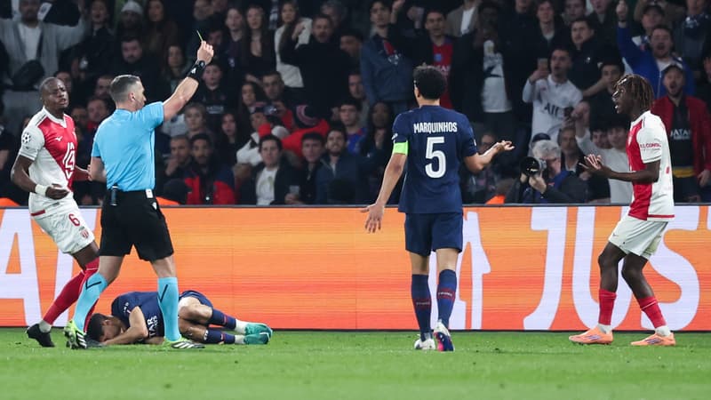 PSG-Monaco: l'exclusion express de Coulibaly qui fait basculer le barrage de Ligue des champions