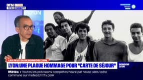 Lyon: une plaque en hommage au groupe Carte de séjour