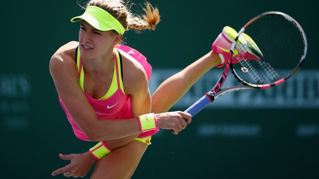 Eugénie Bouchard, lors du tournoi BNP Paribas en mars dernier.