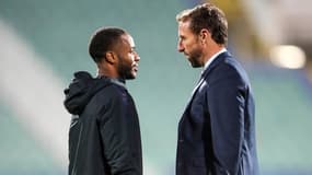 Raheem Sterling avec Gareth Southgate, le 14 octobre 2019