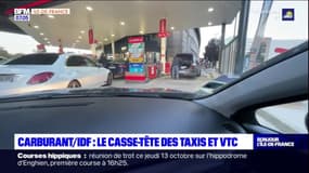 Pénurie de carburant: les taxis et VTC particulièrement touchés