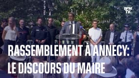 Attaque au couteau à Annecy: le discours du maire en intégralité  